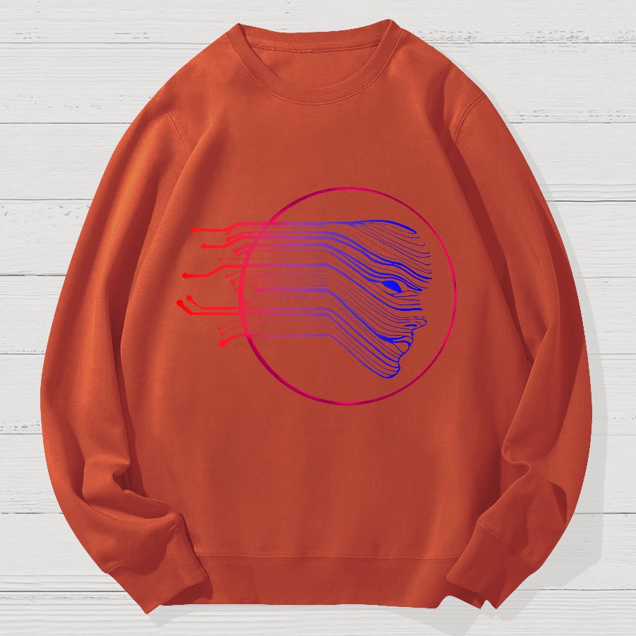 Artificial Intelligence Geek Cotton Sweatshirt