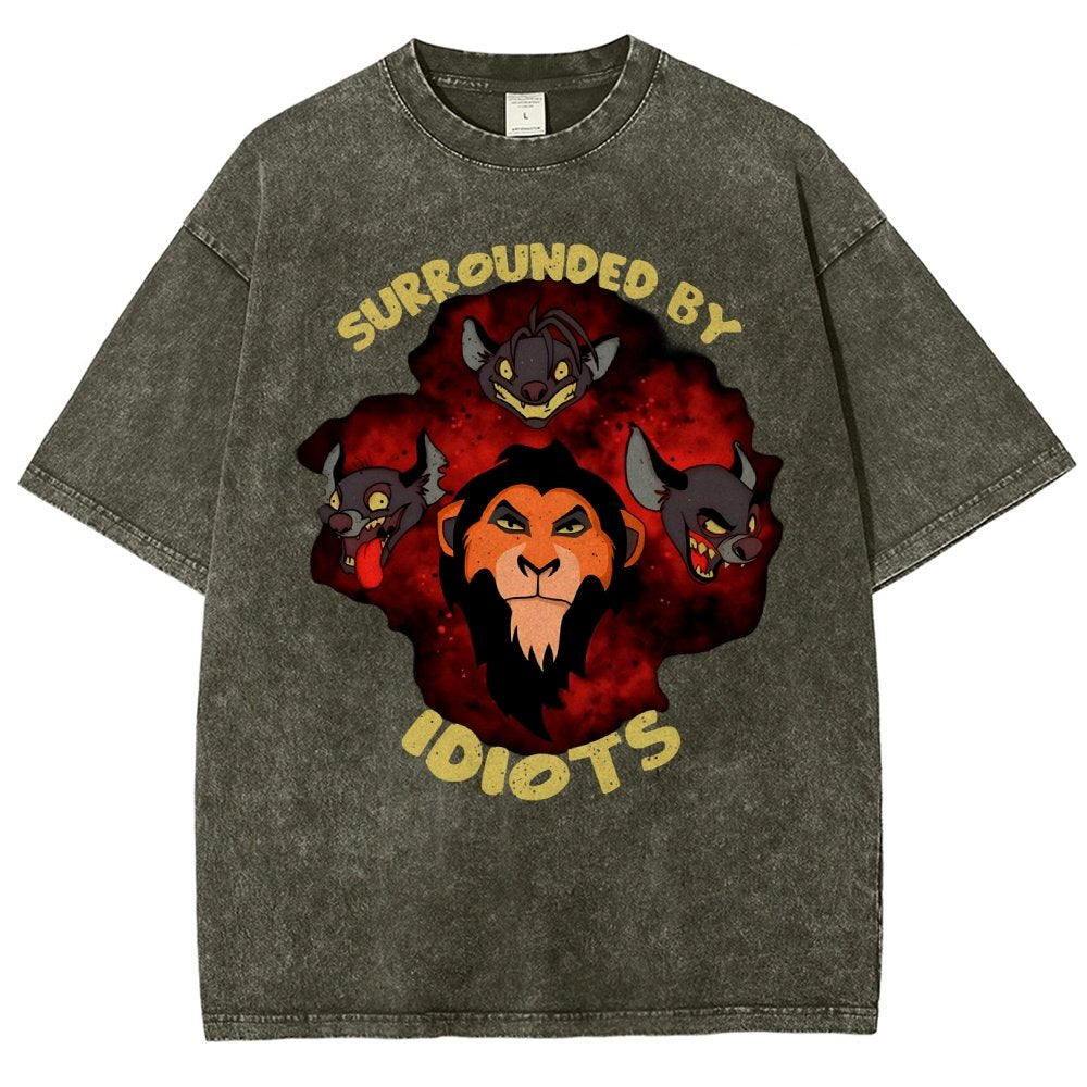 Surrounded By Idiots Vintage Distressed T-shirt