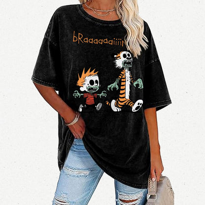 Braaaaaaiiiins!!! Vintage Distressed T-shirt
