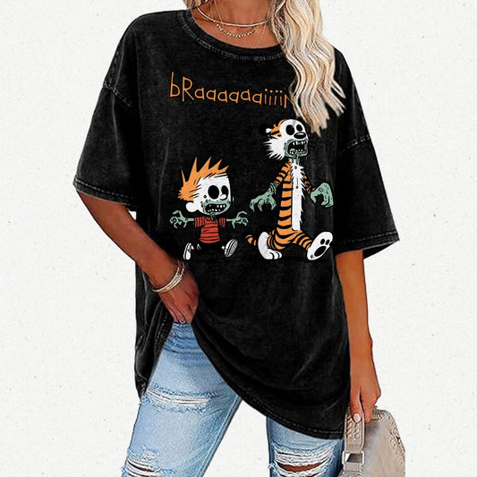 Braaaaaaiiiins!!! Vintage Distressed T-shirt