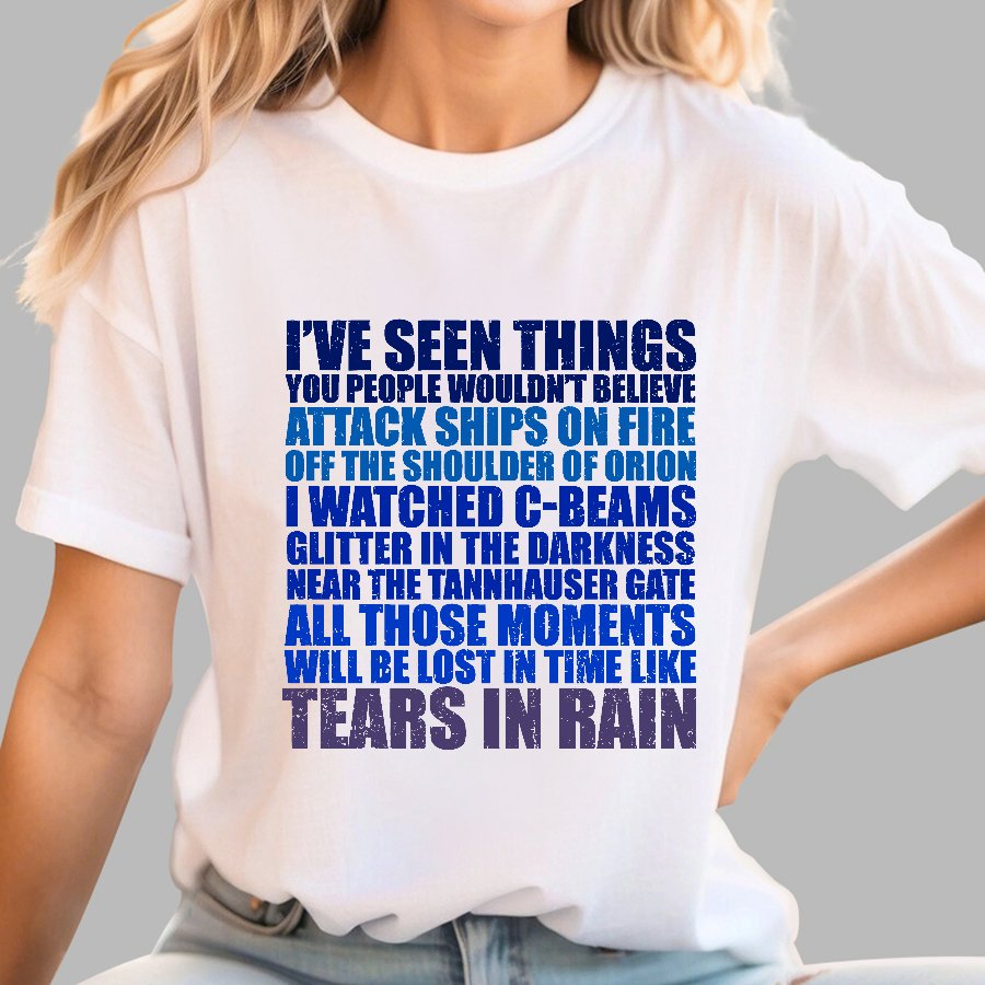 Tears In Rain Geek T-Shirt