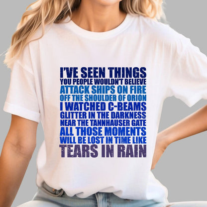 Tears In Rain Geek T-Shirt
