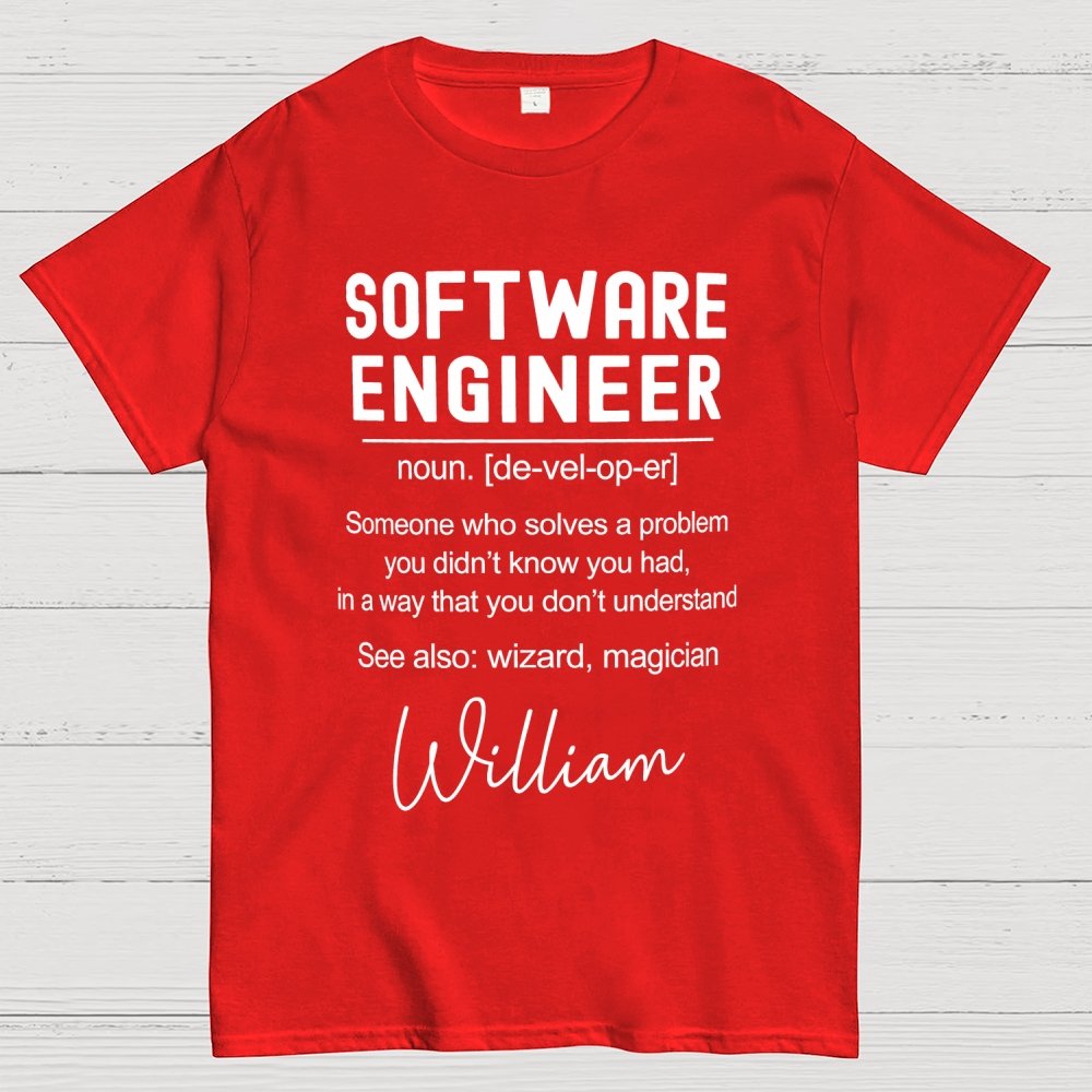 Software Engineer Geek T-Shirt