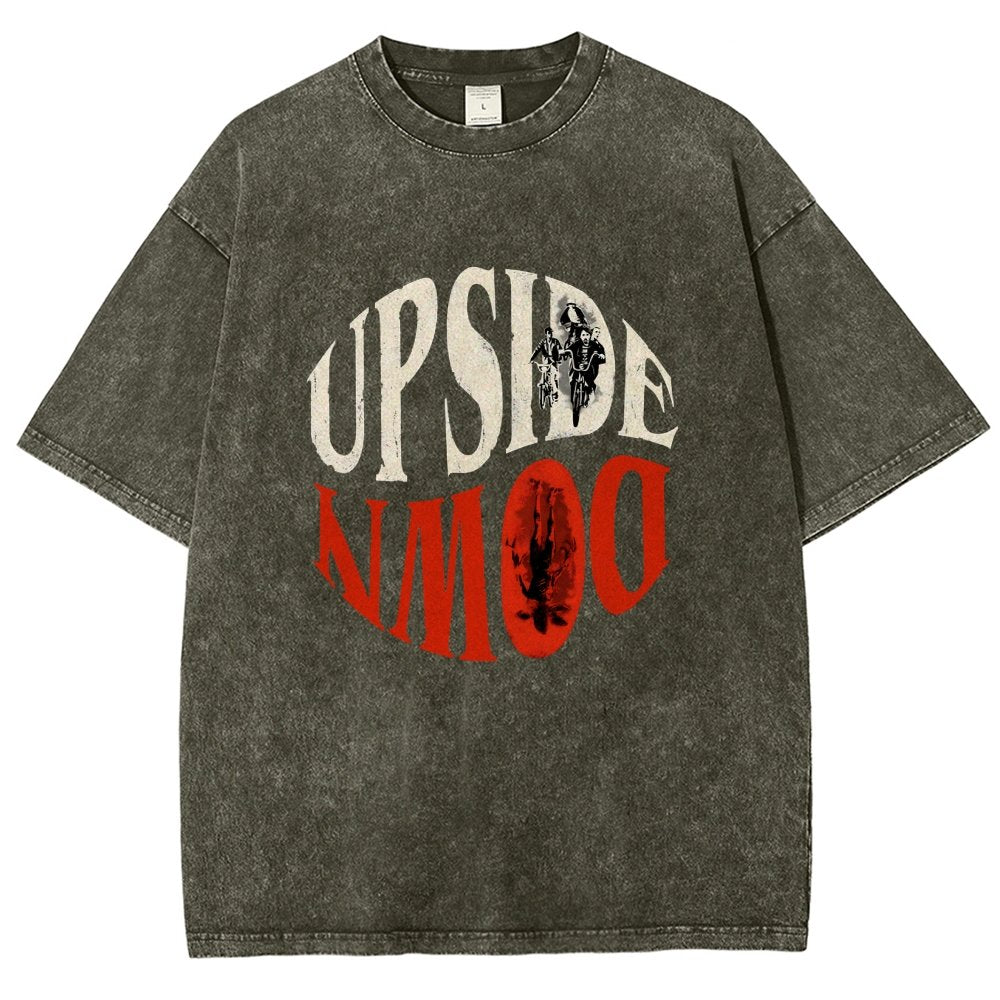Upside Down Vintage Distressed T-shirt