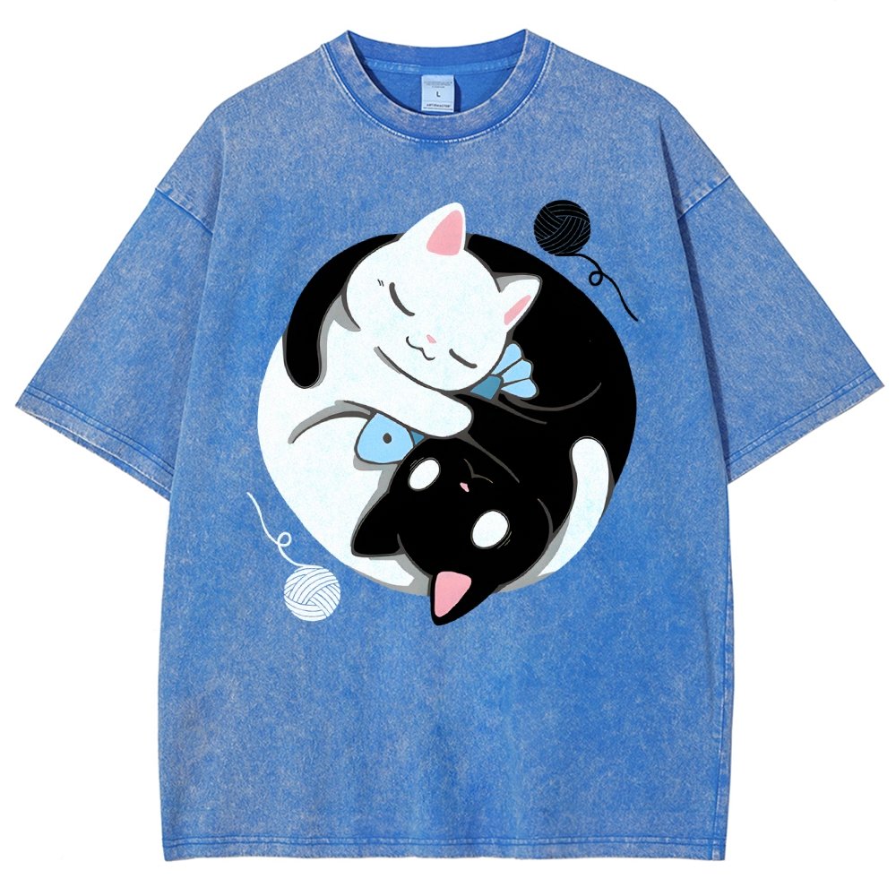 Balance Kittens Vintage Distressed T-shirt