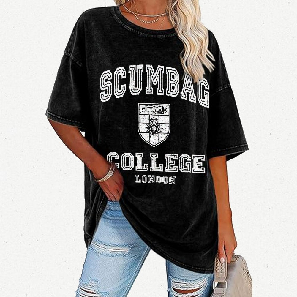 Scumbag College Vintage Distressed T-shirt