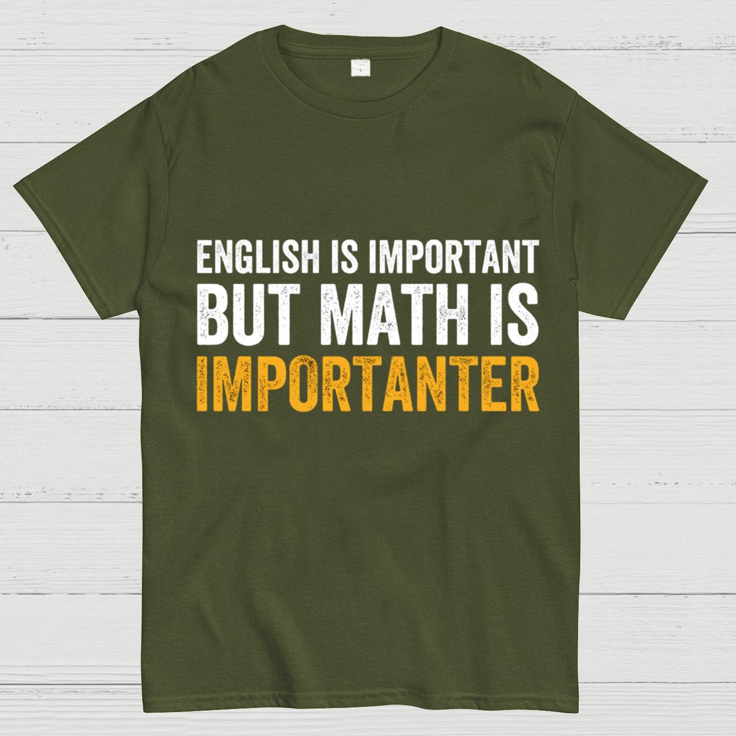 English is important but Math is importanter Geek T-Shirt