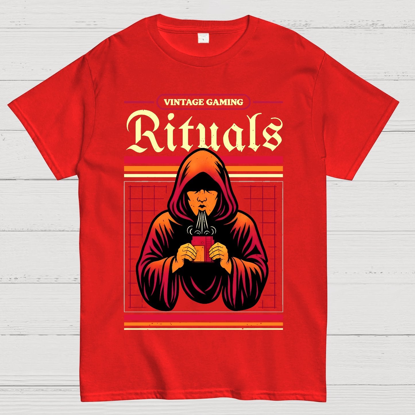 Vintage Gaming Rituals Geek T-Shirt