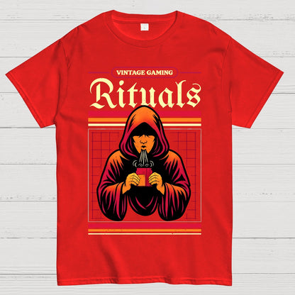 Vintage Gaming Rituals Geek T-Shirt