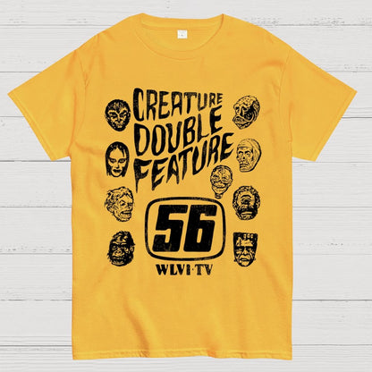 Creature Double Feature Classic Monsters Unisex Geek T-Shirt