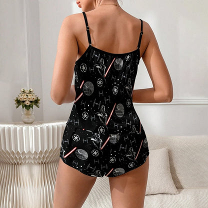 May The Power Be With You Women's Geek Suspender Cami Set
