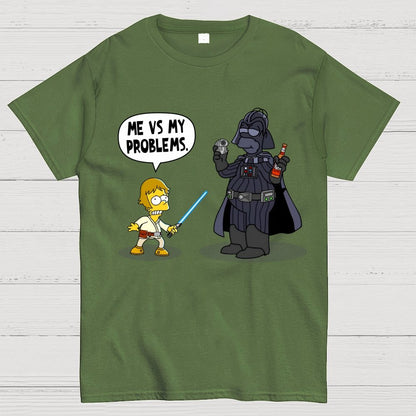 Me vs My Problems Humorous Geek T-Shirt