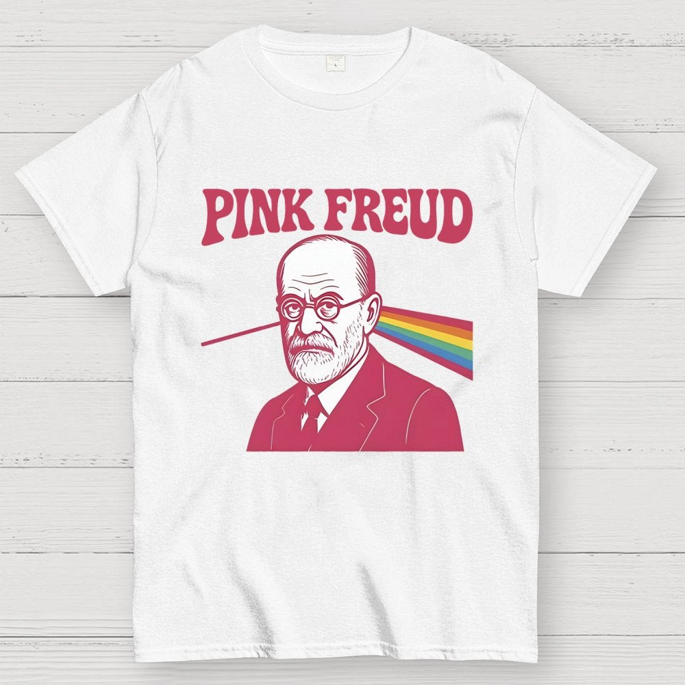 Pink Freud Geek T-Shirt