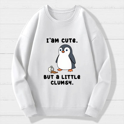 Little Clumsy Geek Cotton Sweatshirt