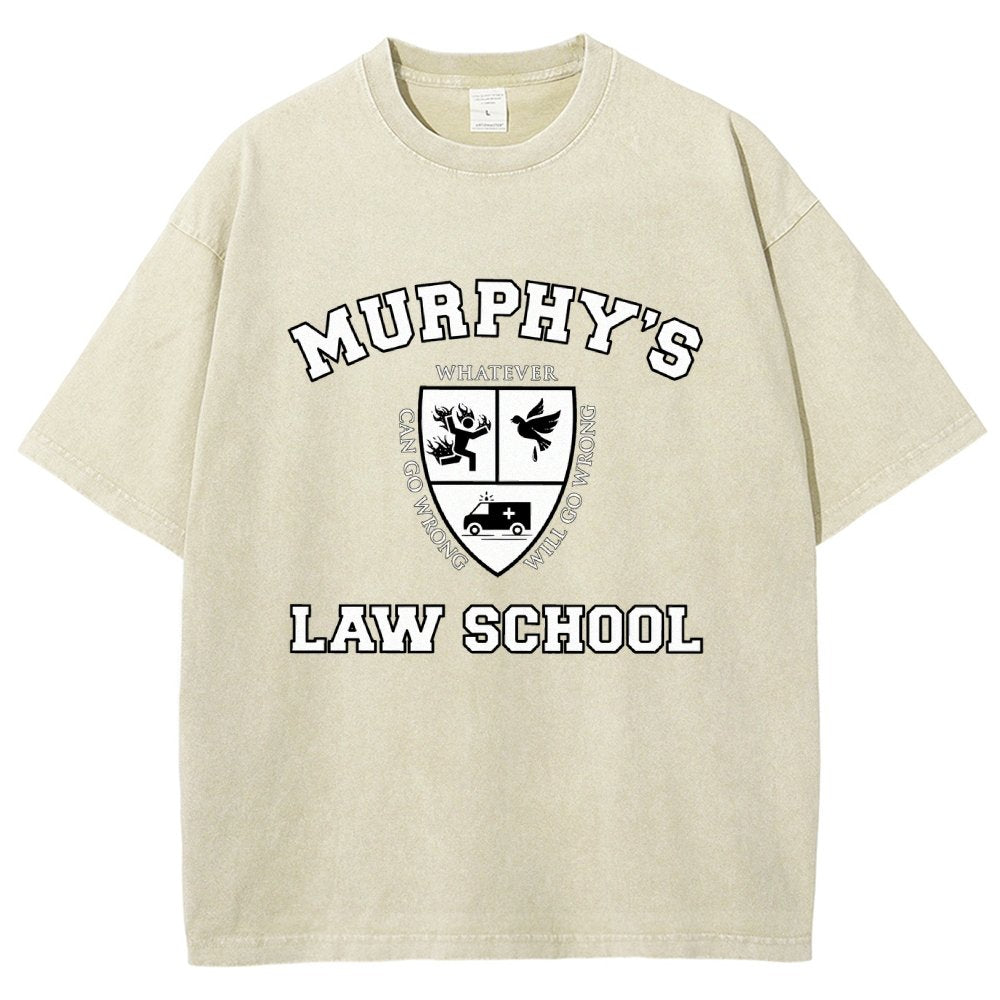 Murphy's Law School Vintage Distressed T-shirt