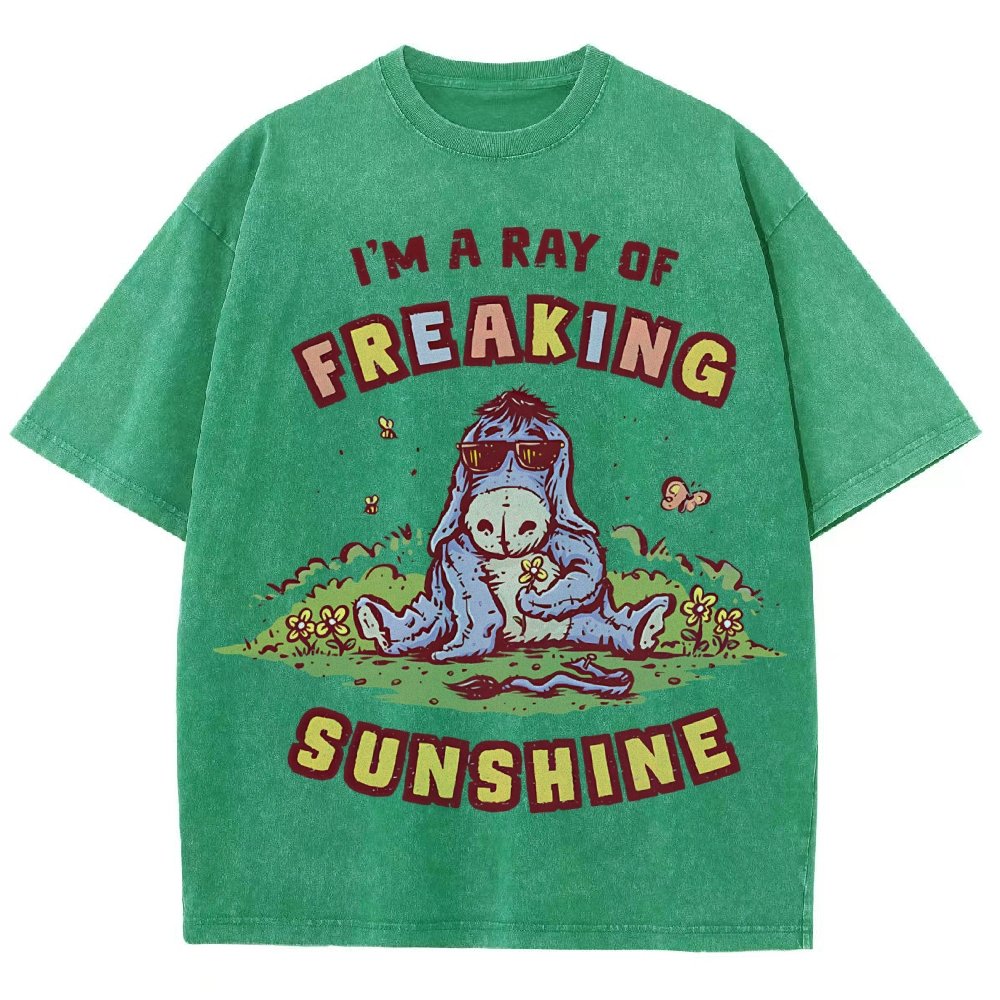 A Freaking Ray Of Sunshine Vintage Distressed T-shirt