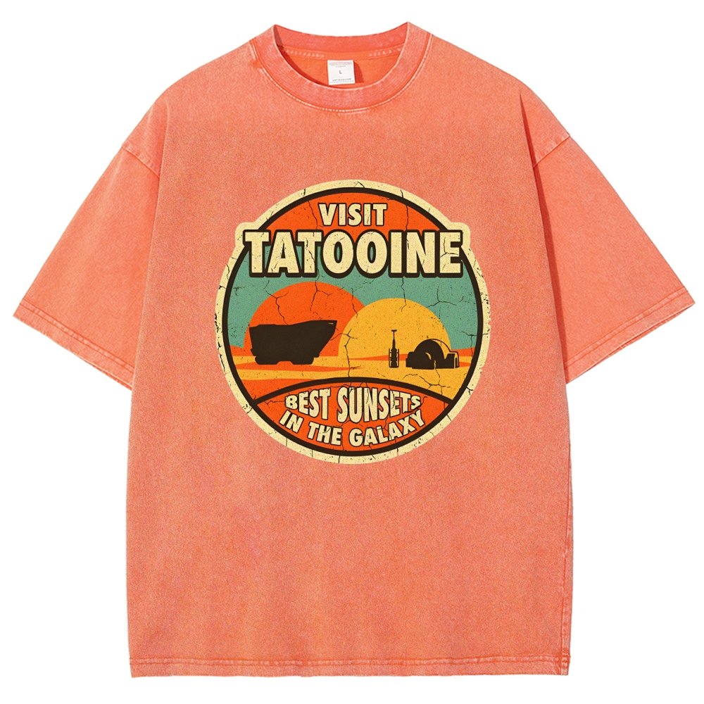 Best Sunsets In The Galaxy Vintage Distressed T-shirt