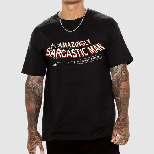 Amazingly Sarcastic Man Geek T-Shirt