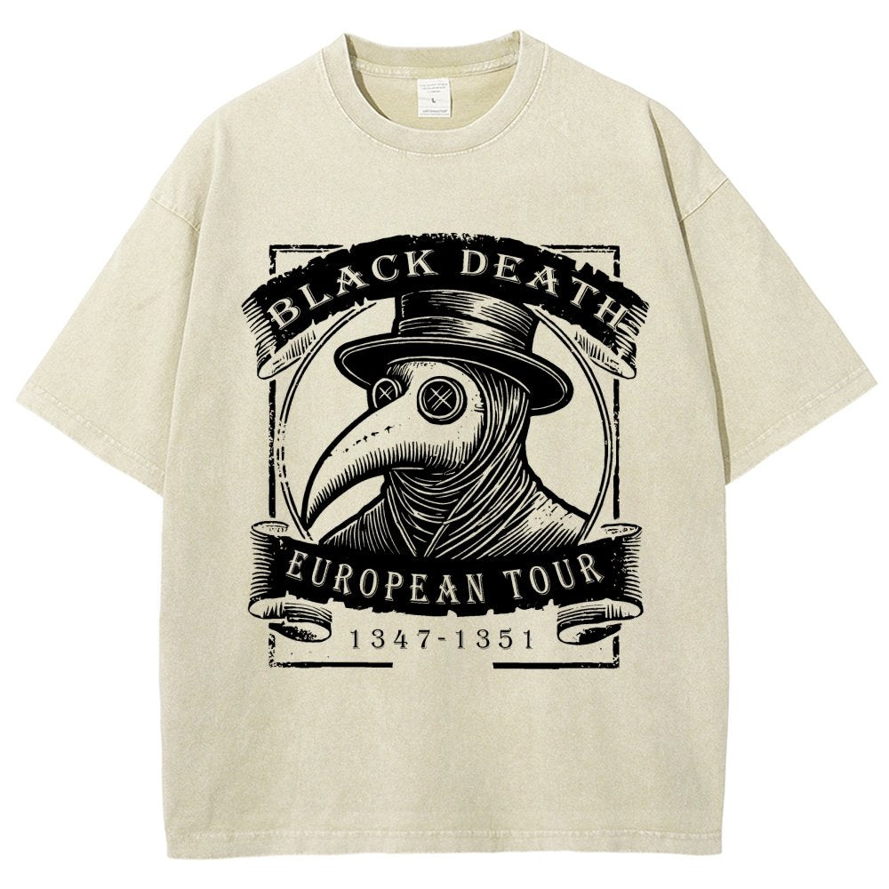 Black Death Tour Vintage Distressed T-shirt