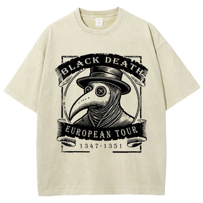 Black Death Tour Vintage Distressed T-shirt
