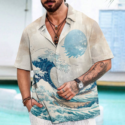 A Sea Salt Package Showcasing A Beautiful Ocean Geek Hawaiian Shirt