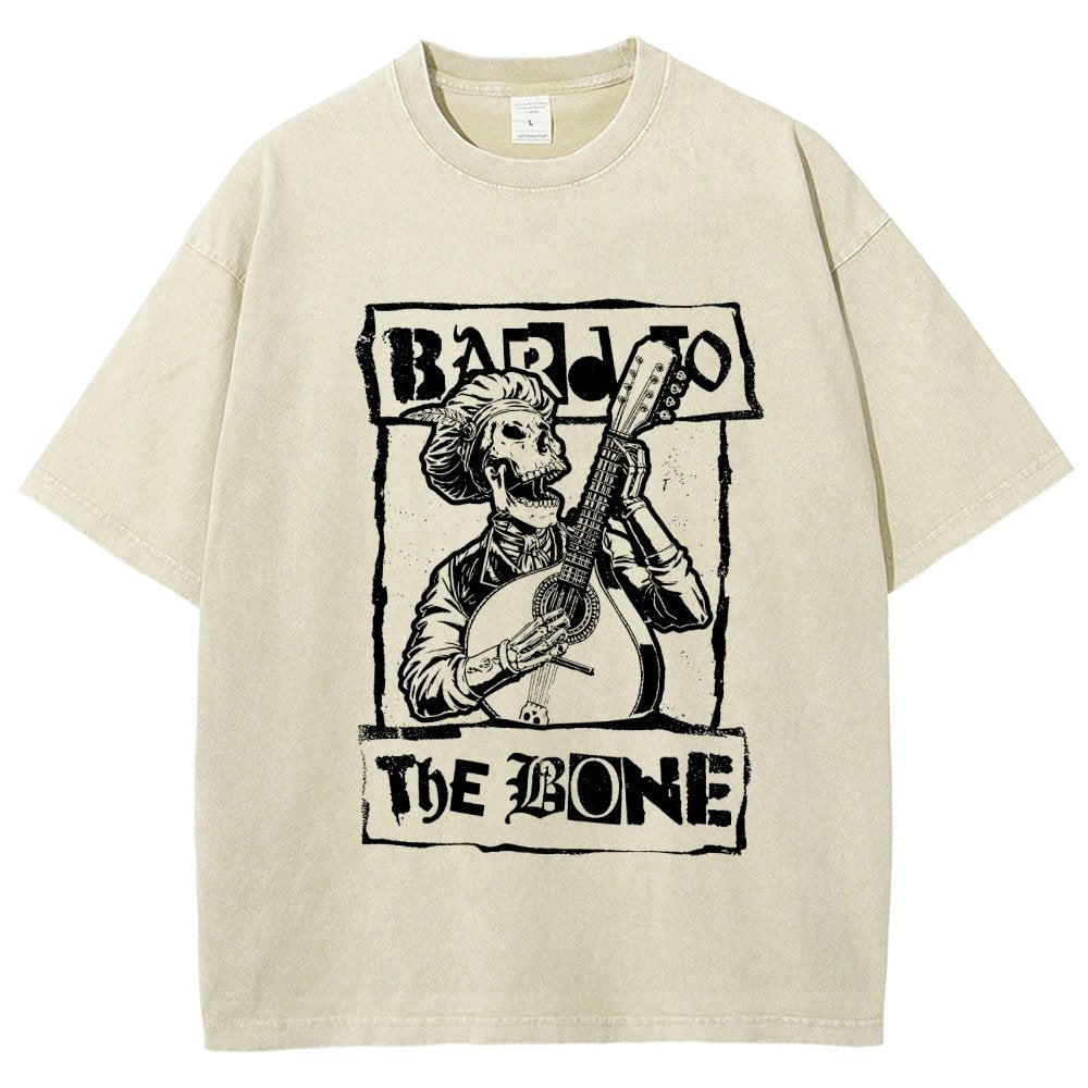 Bard To The Bone Vintage Distressed T-shirt