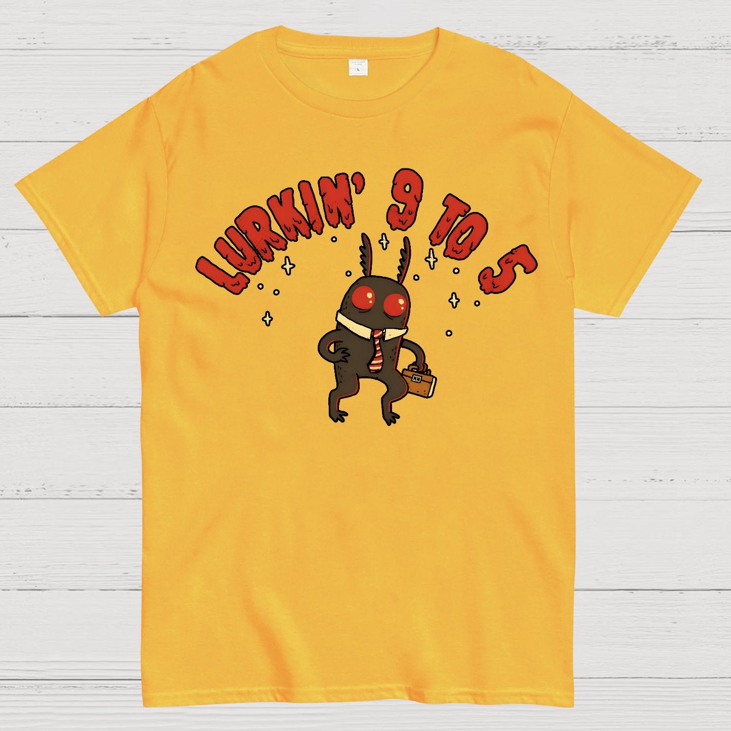 Mothman's Day Job Geek T-Shirt