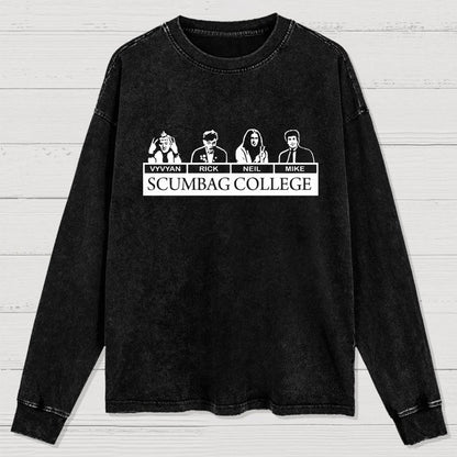 Scumbag College Washed Long Sleeve Tee