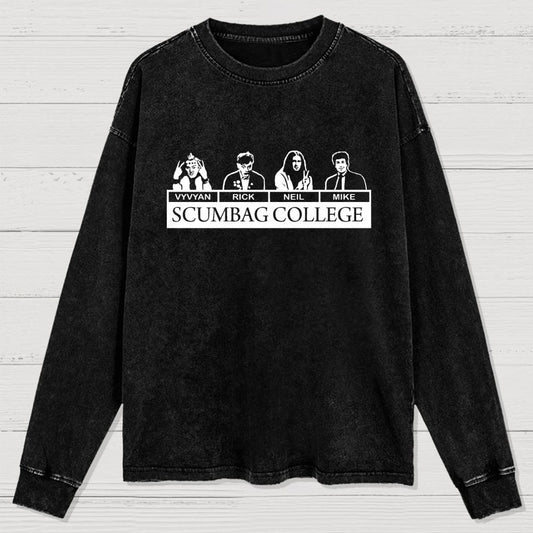 Scumbag College Washed Long Sleeve Tee