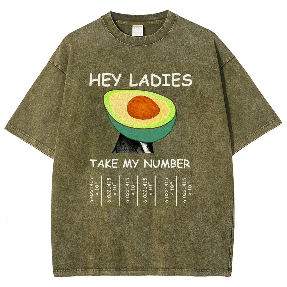 Avocadro - Funny Avogadro's Number Vintage Distressed T-shirt