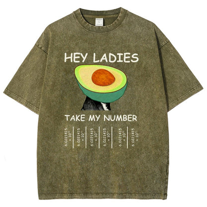 Avocadro - Funny Avogadro's Number Vintage Distressed T-shirt