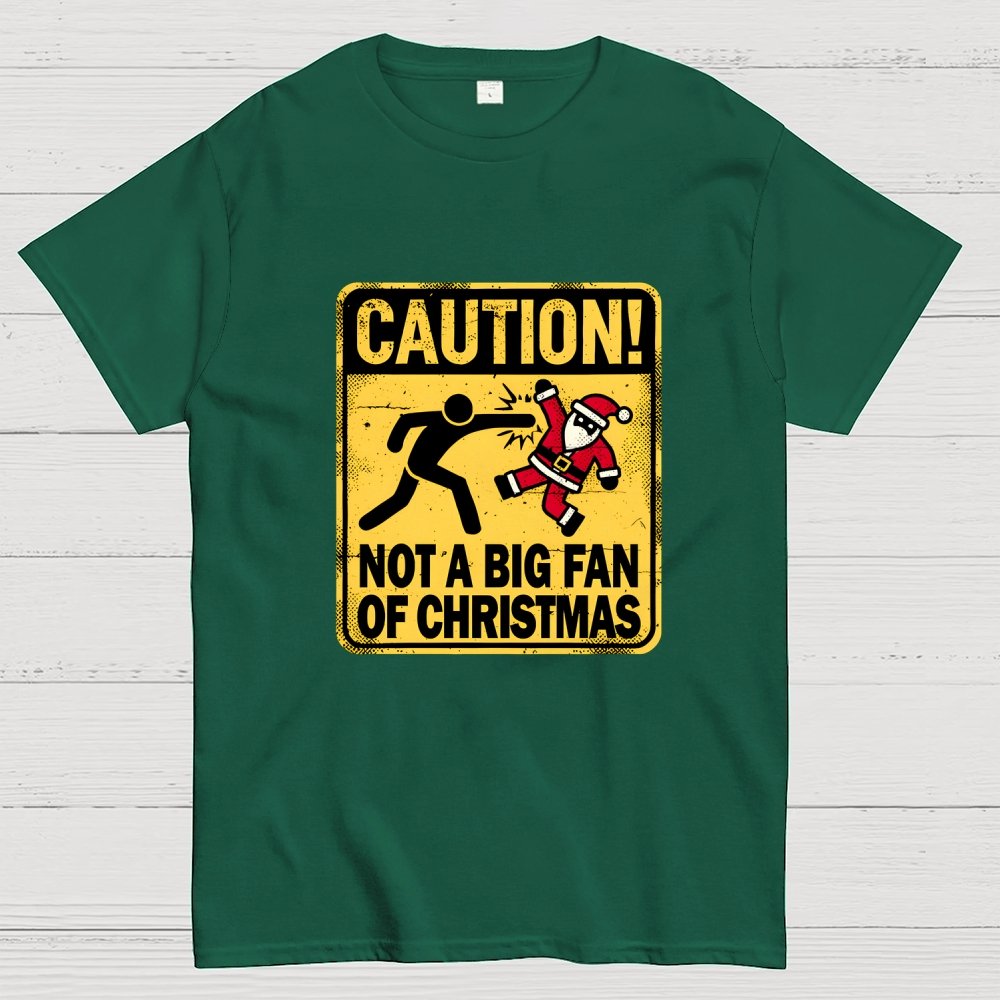 Christmas Caution Geek T-Shirt