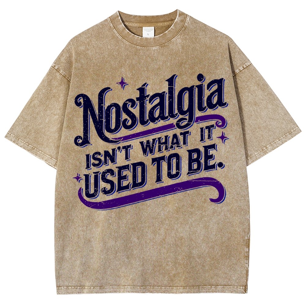 Nostalgia Isn't What It Used To Be Vintage Distressed T-shirt