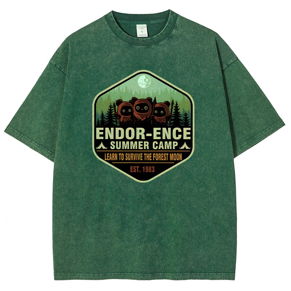 Elysian-Ence Vintage Distressed T-shirt
