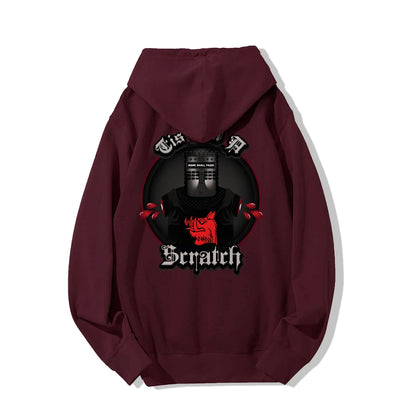 None Shall Pass - Tis But A Scratch Printed Back Unisex Cotton Hoodie