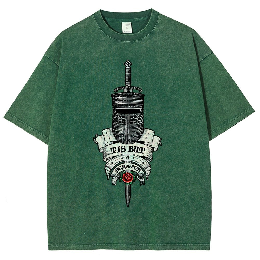 It is but a scratch. Vintage Distressed T-shirt