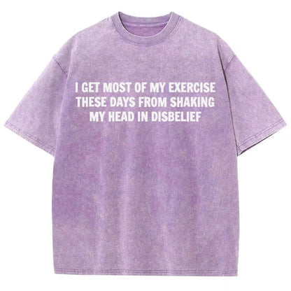 Shaking My Head Sarcastic  Vintage Distressed T-shirt