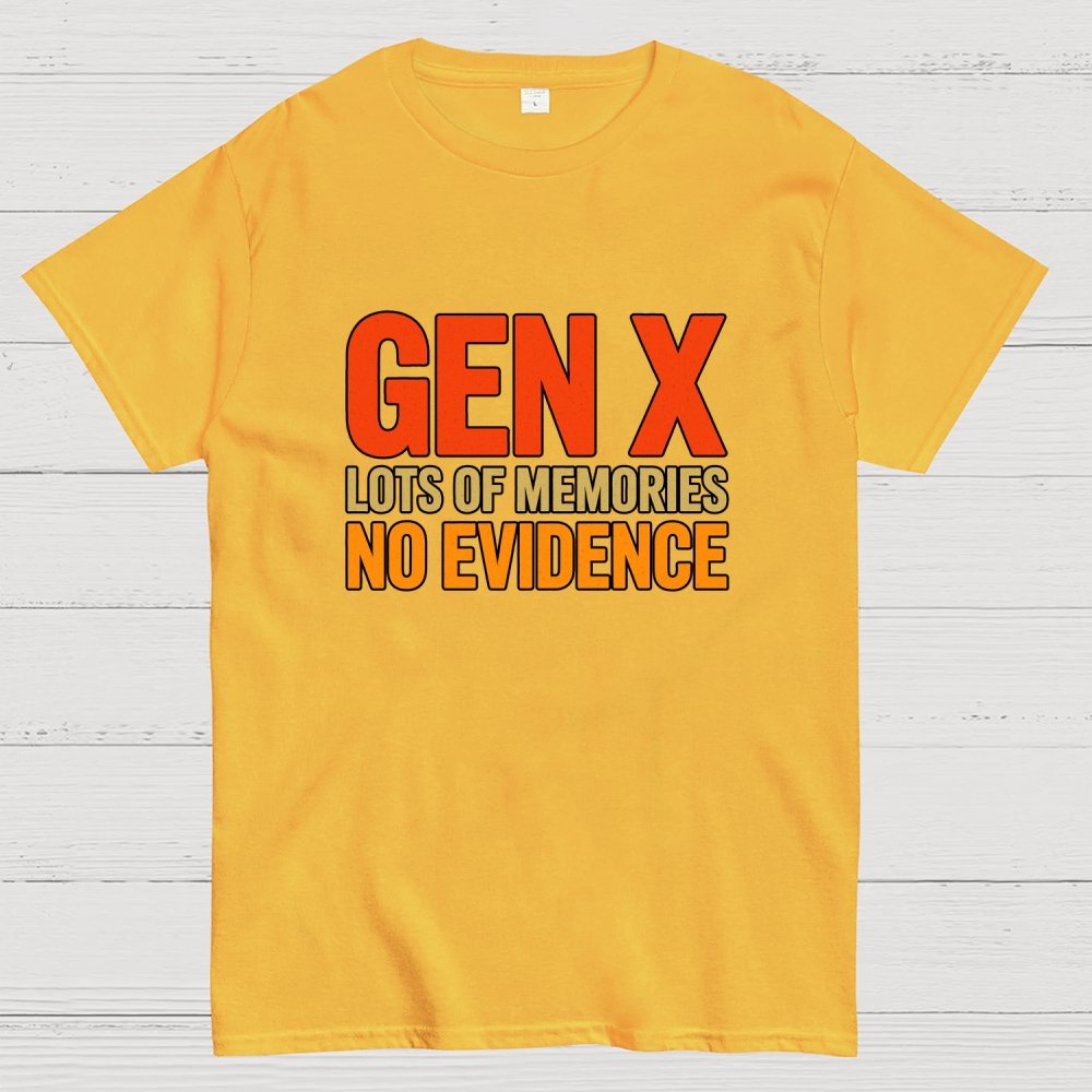 Gen-X Lots Of Memories Geek T-Shirt