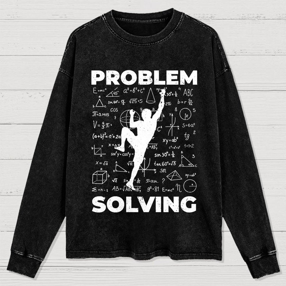 PROBLEM SOLVING Washed Long Sleeve Tee