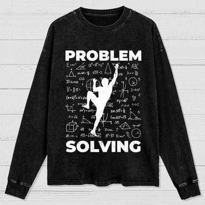 PROBLEM SOLVING Washed Long Sleeve Tee