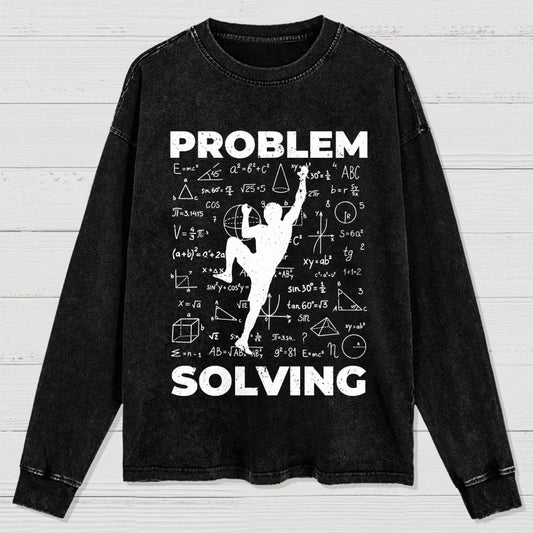 PROBLEM SOLVING Washed Long Sleeve Tee