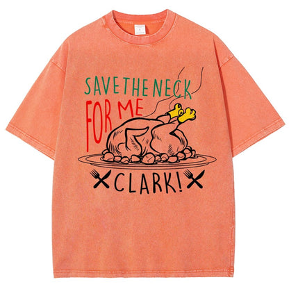 Save The Neck For Me Guy Vintage Distressed T-shirt