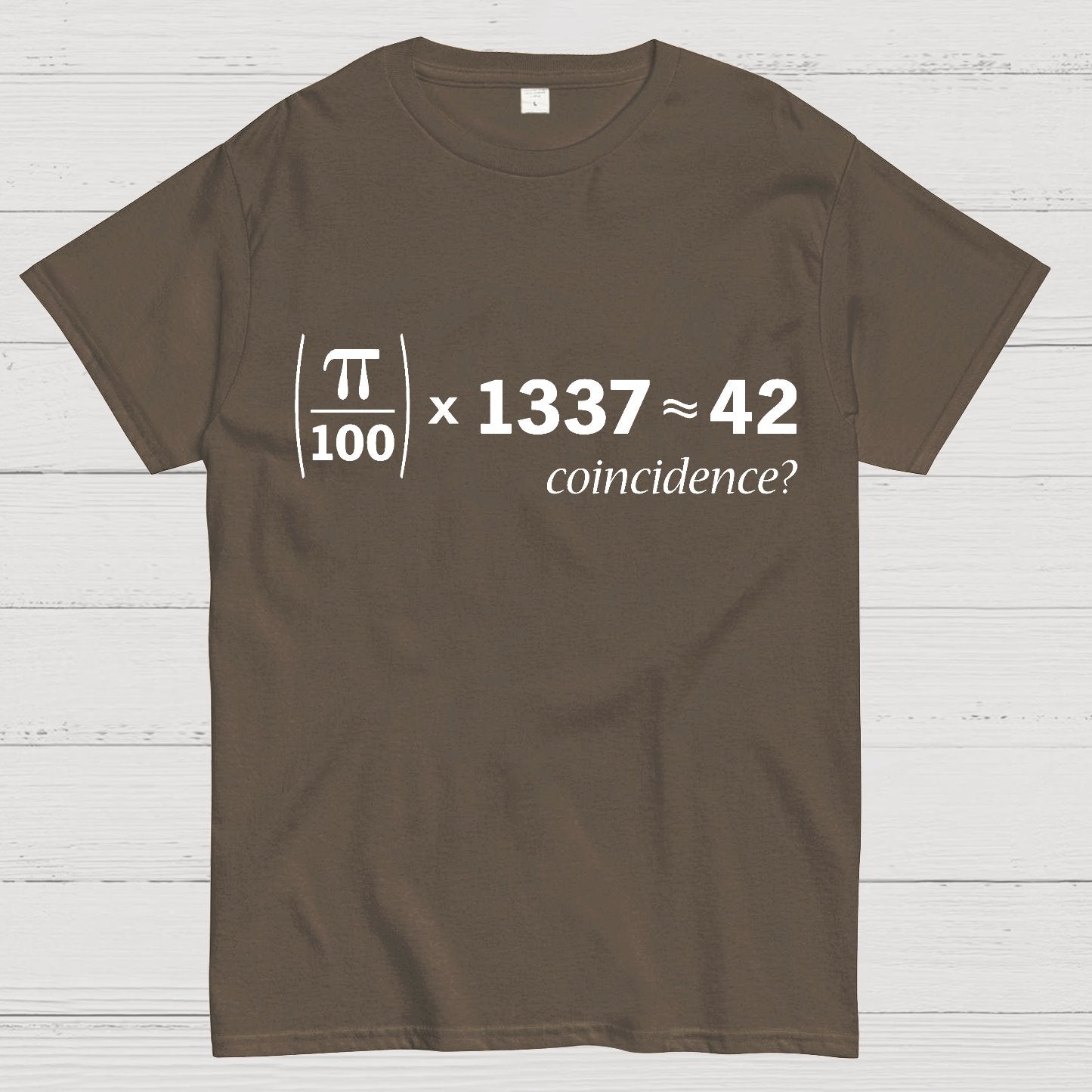 Coincidence Pi 42 Geek T-Shirt