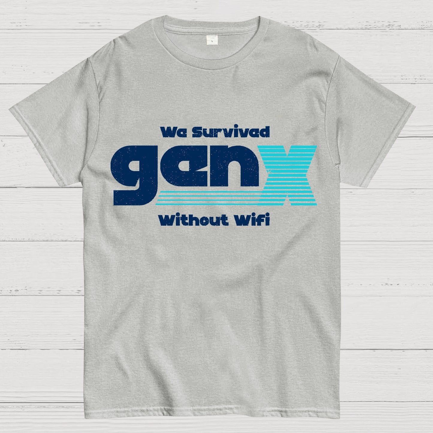 We Survived Without Wifi Geek T-Shirt