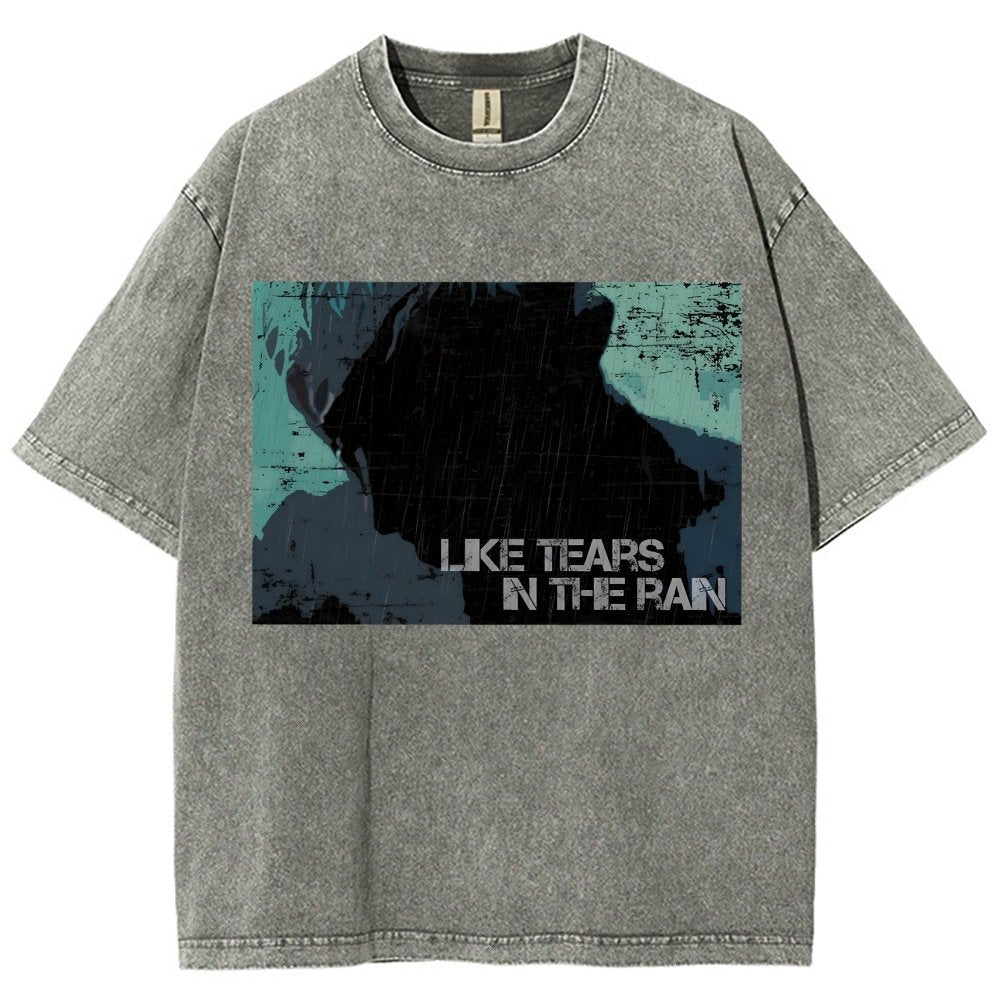 Like Tears In The Rain Vintage Distressed T-shirt