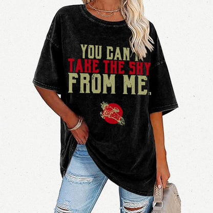 Serenity Front Vintage Distressed T-shirt