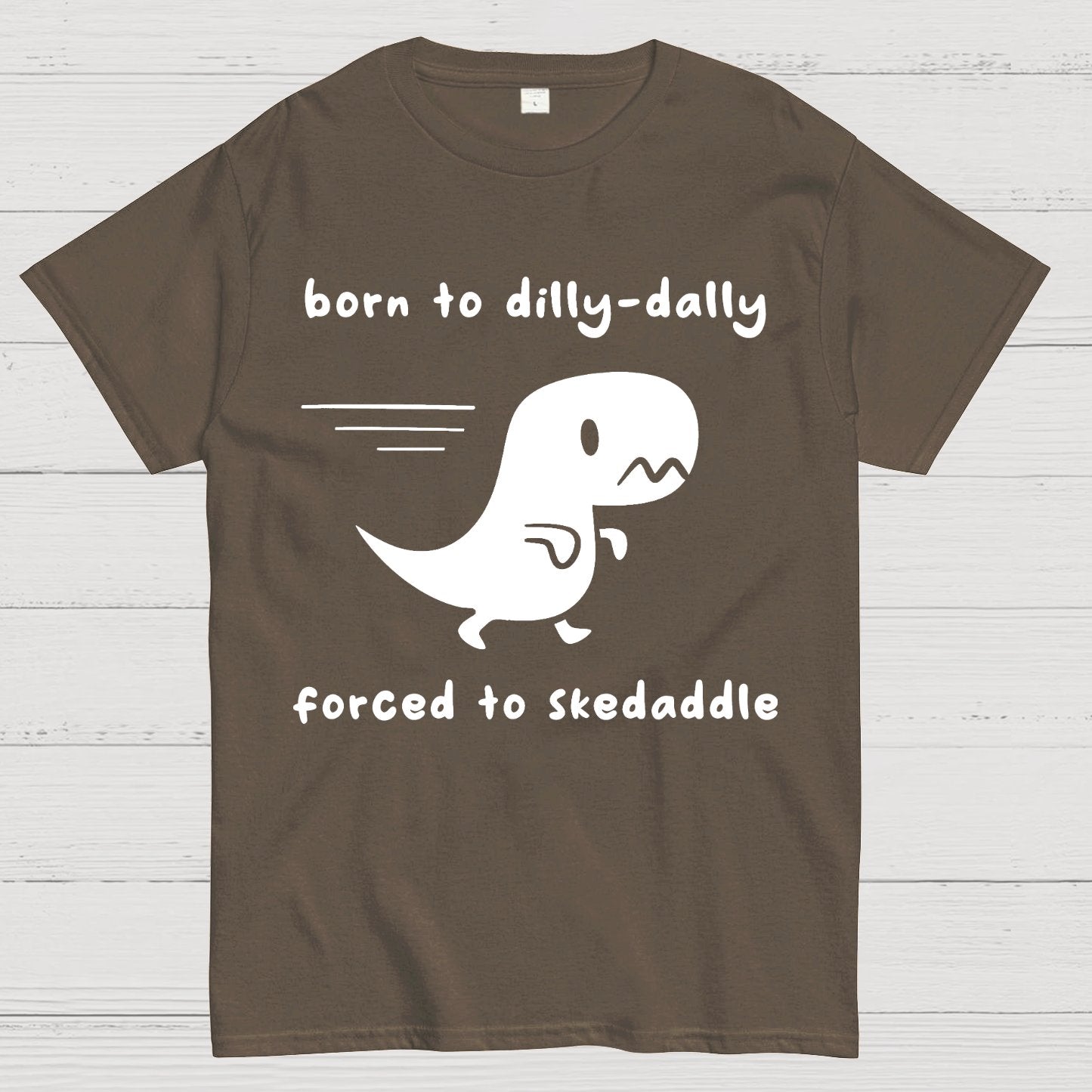 Forced To Skedaddle Geek T-Shirt