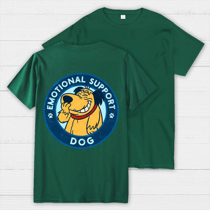Dog Support Or Not? Back-printed Geek T-shirt