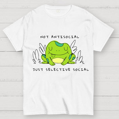 Not antisocial... Just selective social Geek T-Shirt