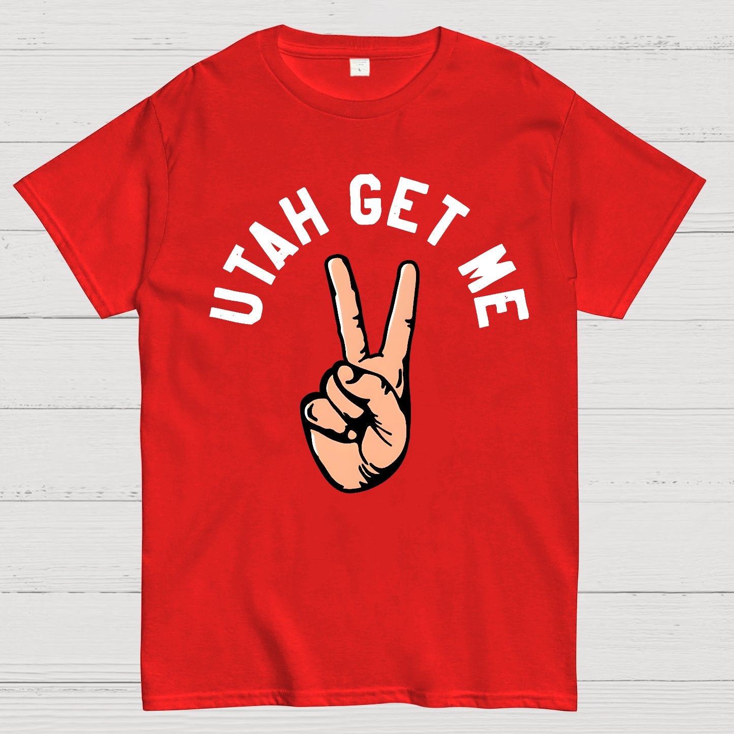 Utah Get Me Two Ocean Wave's Surf Shop Geek T-Shirt